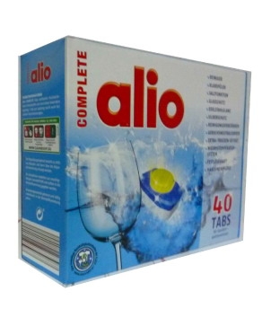 Viên rửa bát Alio 1 hộp 40 Viên - hàng nhập khẩu từ Đức