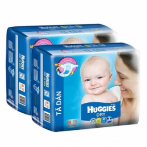 Bỉm dán Huggies L68 dành cho bé từ 8 đến 13kg