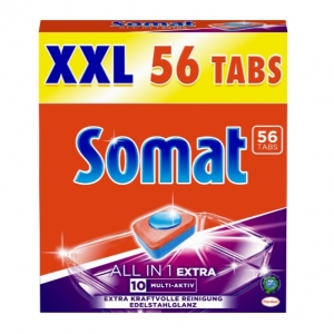 Viên rửa bát Somat all in 1 Extra hộp 56 viên