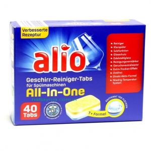 Viên rửa bát Alio All in One hộp 40 viên