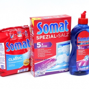 Bộ 3 sản phẩm Somat dùng cho máy rửa bát