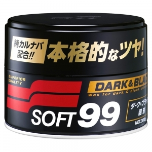 Sáp phủ bảo vệ sơn xe Dark & Black Wax 300g Soft99